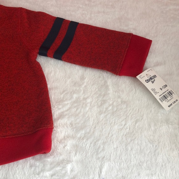 Oshkosh Red Sweater Size 9-12 months - Picture 3 of 8
